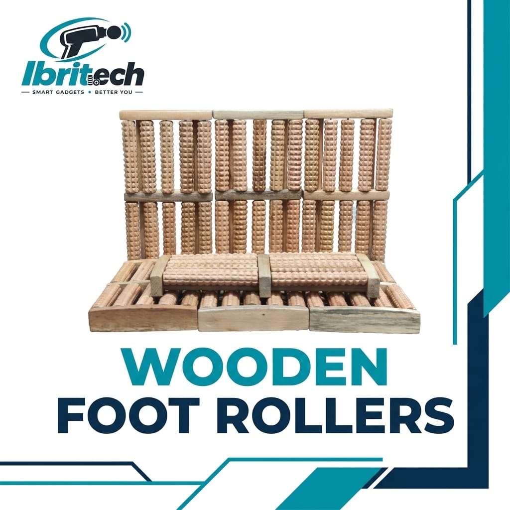 Natural Wood Foot & Body Massage Roller