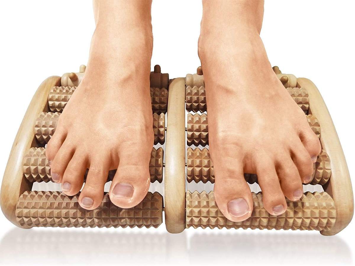 Natural Wood Foot & Body Massage Roller