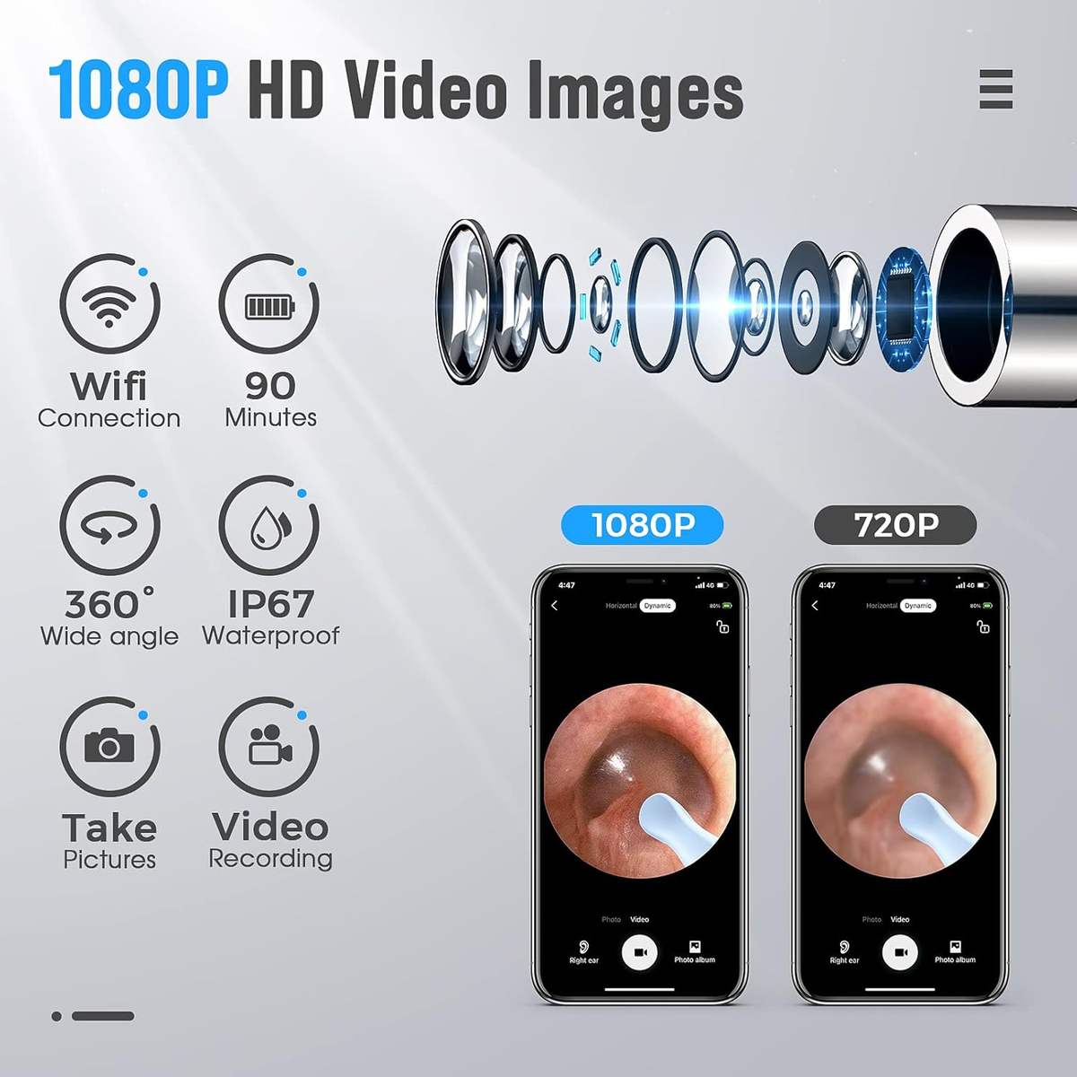 Ibritech Smart Ear Wax Remover Camera