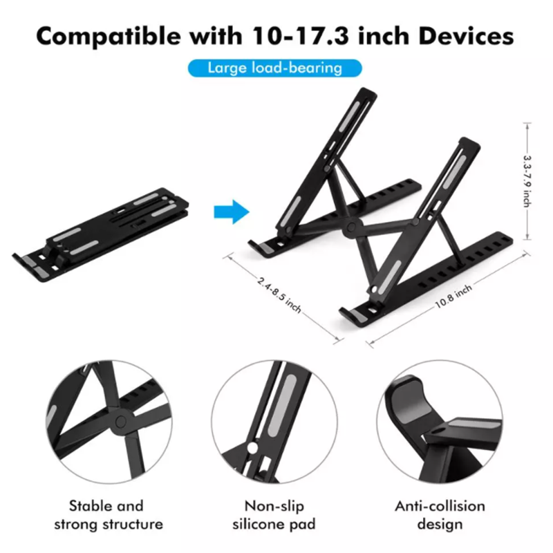 3 Portable Folding Laptop Stand