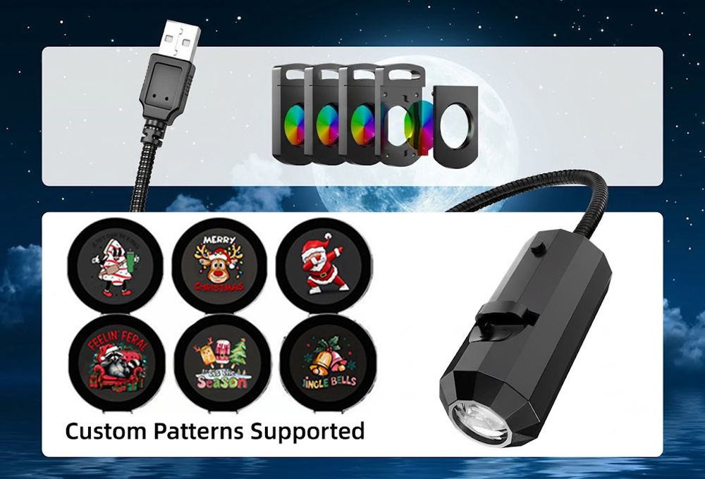 Moon & Galaxy Projection Night Light